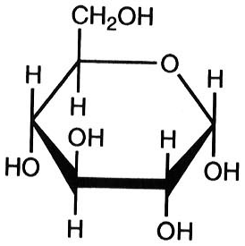 図3—4　\alpha-グルコース