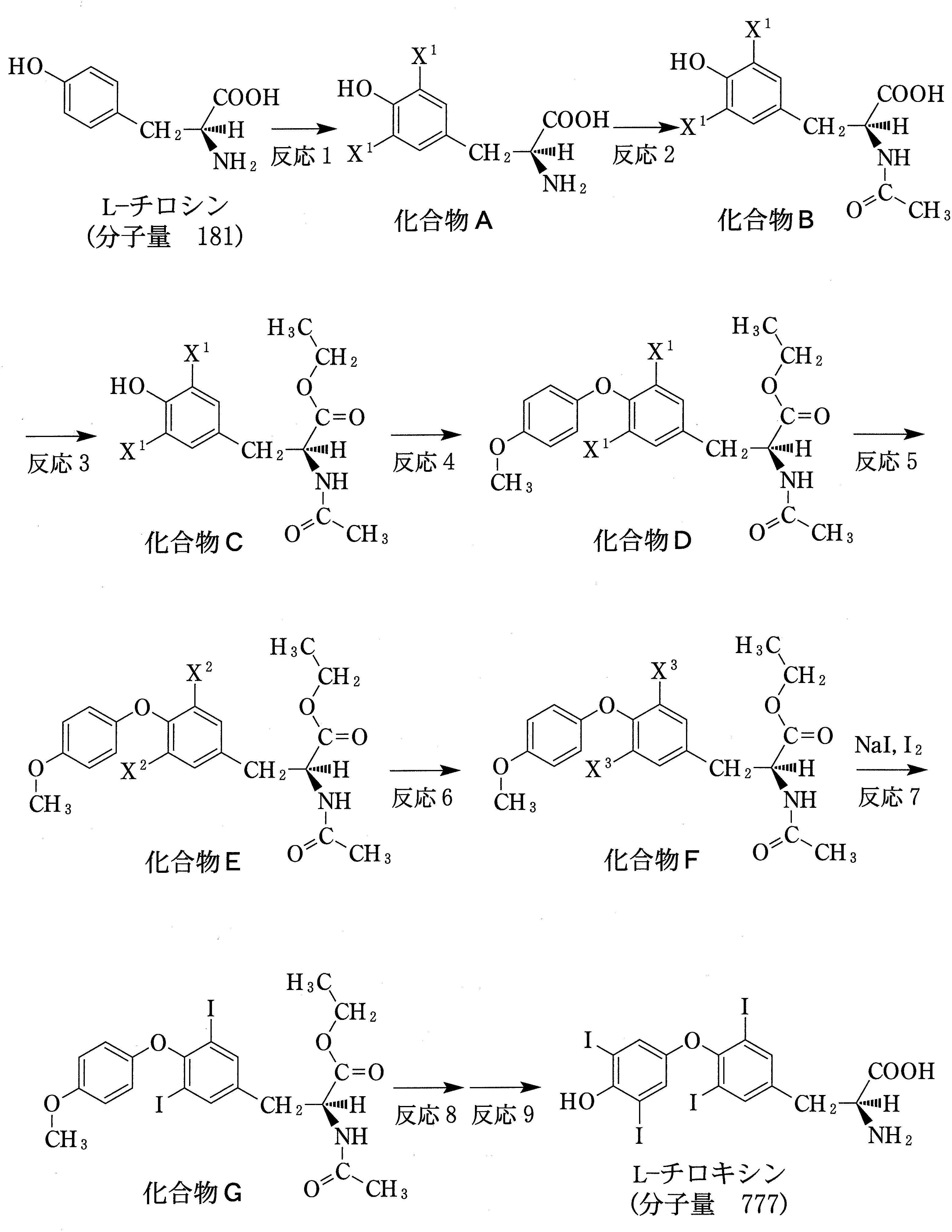 図3—1　L–チロキシンの合成